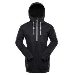 Alpine Pro JARGA dámská lyžařská softshellová bunda NEUTRÁLNÍ / ZEMITÁ