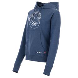 Alpine Pro JOHNSONA dámská modrá bavlněná mikina