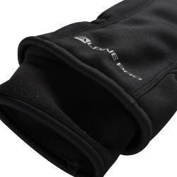 Alpine Pro KAHUG lyžařské černé softshellové rukavice