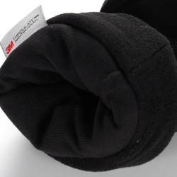 Alpine Pro KAHUG lyžařské černé softshellové rukavice