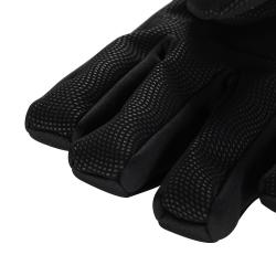 Alpine Pro KAHUG lyžařské černé softshellové rukavice