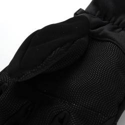 Alpine Pro KAHUG lyžařské černé softshellové rukavice