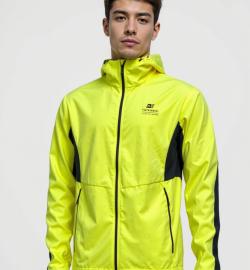 Alpine Pro KERAK pánská softshellová bunda žlutá
