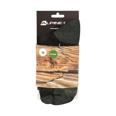 Alpine Pro KEROWE černé antibakteriální ponožky Alpine Pro KEROWE černé antibakteriální ponožky