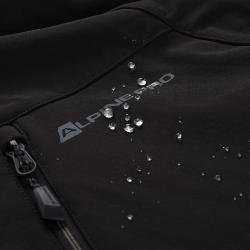 Alpine Pro LANC pánská černá softshellová bunda s membránou softshell