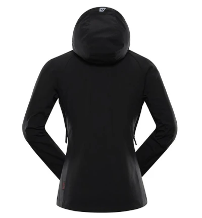 Alpine Pro LANCA dámská černá softshellová bunda s membránou