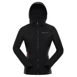 Alpine Pro LANCA dámská černá softshellová bunda s membránou