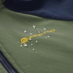 Alpine Pro LANCA dámská zelená softshellová bunda s membránou