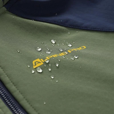 Alpine Pro LANCA dámská zelená softshellová bunda s membránou