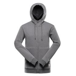 Alpine Pro LEL pánská mikina NEUTRÁLNÍ / ZEMITÁ