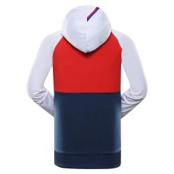 Alpine Pro LEWIS pánská bílá mikina