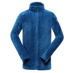 Alpine Pro LOMM pánská hřejivá mikina modrá