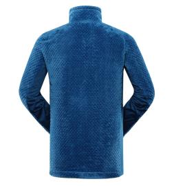 Alpine Pro LOMM pánská hřejivá mikina modrá