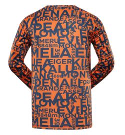 Alpine Pro LOUS pánské oranžové rychleschnoucí tričko