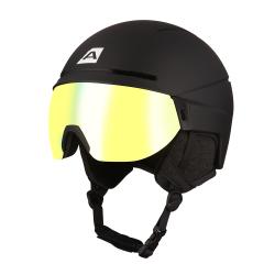 Alpine Pro MARGE černá lyžařská helma se štítem