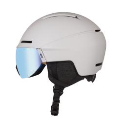 Alpine Pro MARGE šedá lyžařská helma se štítem