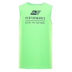 Alpine Pro MIXED pánské zelené rychleschnoucí tílko