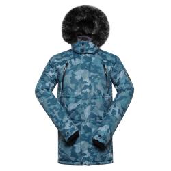 Alpine Pro MOLID MJCY556683PB pánská zimní zelená bunda s membránou