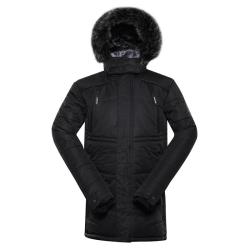 Alpine Pro MOLID MJCY556990 pánska čierna bunda s membránou ptx zimná IBA XS (VÝPREDAJ)