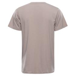 Alpine Pro MOROL pánské bavlněné triko NEUTRÁLNÍ / ZEMITÁ