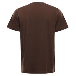 Alpine Pro MOROL pánské bavlněné triko ŽLUTÁ / HNĚDÁ