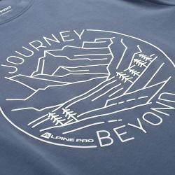 Alpine Pro MOROL pánské šedé bavlněné triko