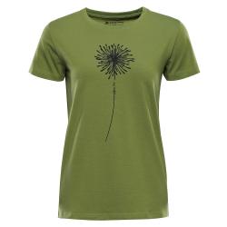 Alpine Pro MOROLA dámske zelené bavlnené tričko Alpine Pro MOROLA dámske zelené bavlnené tričko