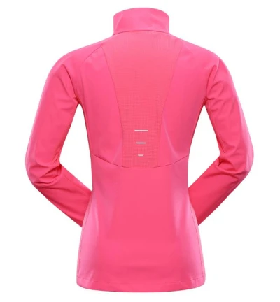 Alpine Pro MULTA dámská růžová softshellová bunda s membránou