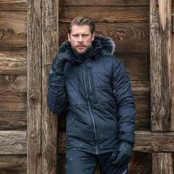 Alpine Pro NADDR pánská černá lyžařská bunda POUZE L (VÝPRODEJ)