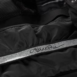 Alpine Pro NADDRA dámská černá lyžařská bunda s membránou