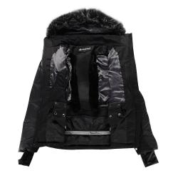 Alpine Pro NADDRA dámská černá lyžařská bunda s membránou