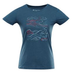 Alpine Pro NEGA 2 dámské modré rychleschnoucí triko