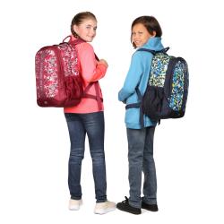 Alpine Pro NERAX dětský modrý školní batoh se svítícím logem 25l