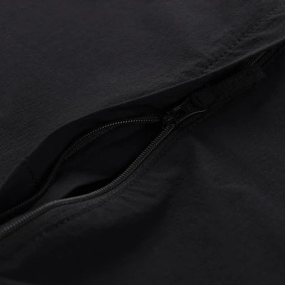Alpine Pro NESC pánské černé kalhoty s impregnací a odepínatelnými noh. softshell