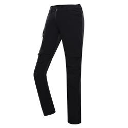 Alpine Pro NESCA dámské černé outdoorové kalhoty s odepínacími nohavicemi softshell Alpine Pro NESCA dámské černé outdoorové kalhoty s odepínacími nohavicemi softshell