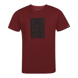 Alpine Pro NOGER pánské fialové triko z nemačkavého materiálu