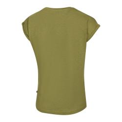Alpine Pro NOGERA dámské zelené triko z nemačkavého materiálu