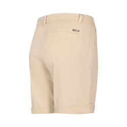 Alpine Pro NOKA dámské bavlněné kraťasy NEUTRÁLNÍ / ZEMITÁ