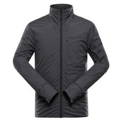 Alpine Pro NOKED pánska športová zateplená bunda NEUTRÁLNA / ZEMITÁ