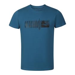 Alpine Pro NORD pánské modré bavlněné triko