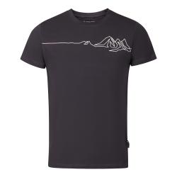 Alpine Pro NORD pánské šedé bavlněné triko