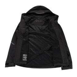 Alpine Pro NOREM 2 černá pánská nepromokavá bunda s ptx membránou - jaro/podzim