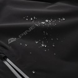 Alpine Pro NOREM 2 černá pánská nepromokavá bunda s ptx membránou - jaro/podzim