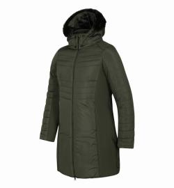 Alpine Pro NORGA dámský zelený zimní kabát s membránou POUZE XL (VÝPRODEJ)