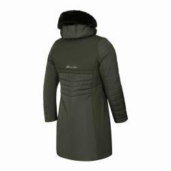 Alpine Pro NORGA dámský zelený zimní kabát s membránou POUZE XL (VÝPRODEJ)