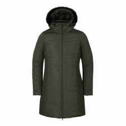 Alpine Pro NORGA dámsky zelený zimný kabát s membránou