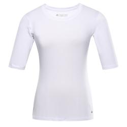 Alpine Pro NORRA dámske biele tričko s 3/4 rukávom