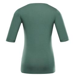 Alpine Pro NORRA dámské zelené triko s 3/4 rukávem