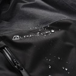 Alpine Pro OLAD pánská černá lyžařská bunda s membránou ptx