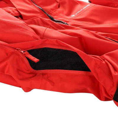 Alpine Pro OLADA dámská červená lyžařská bunda s membránou ptx